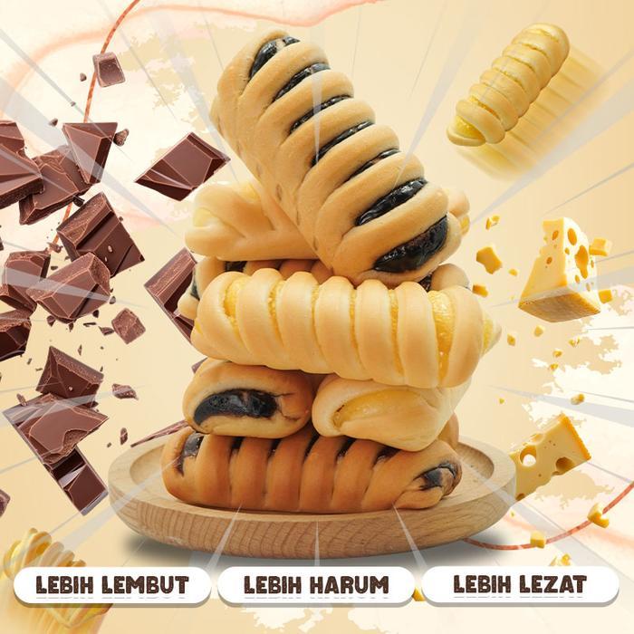 BIG SALE COD (HALAL)1717 Bakery Roti Halal cokelat margarin keju SUSU VANILLA Food Selai Kedai