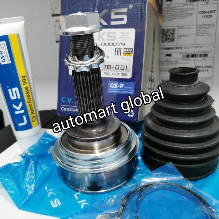 cv joint luar soluna Corolla GL great lks newt