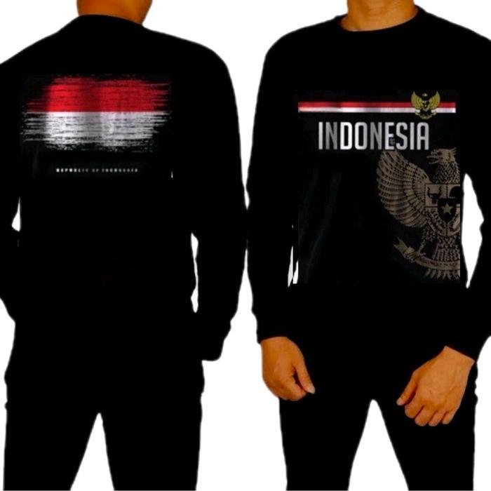 Kaos garuda lengan panjang 17 kemerdekaan