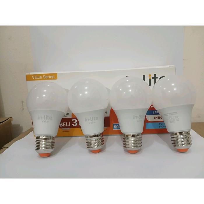 Lampu Led Bohlam In-Lite 9 Watt / Lampu Paket Led Inlite 9 Watt