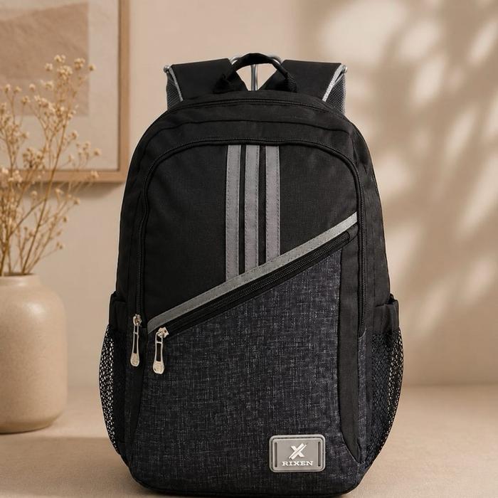 PROMO (COD) Tas Polo Rixen Unisex Tas Sekolah Anak TK SD SMP Ransel Laptop 16 Inch Free Raincover