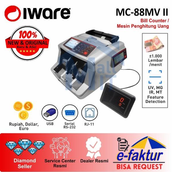 MALLIT IWARE Money Bill Counter MC88MVII MC-88MVII MC88 MVII MC-88MV II MC-02 MC02 MC 02 MC90MV MC
