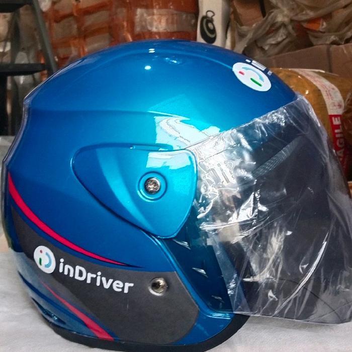 Ready Stok AS Helm indriver Biru model Evo
