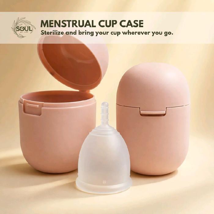 Terbaru Menstrual Cup Case / Tempat Menstrual Cup / Wadah Sterilisasi Menstrual Cup