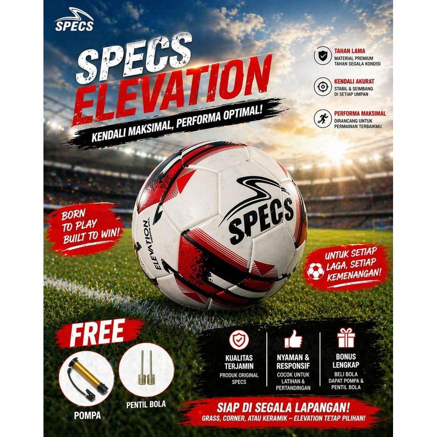 BOLA SEPAK SPECS ORIGINAL - BOLA SEPAK SPECS LIGHTSPEED - BOLA SIZE 5
