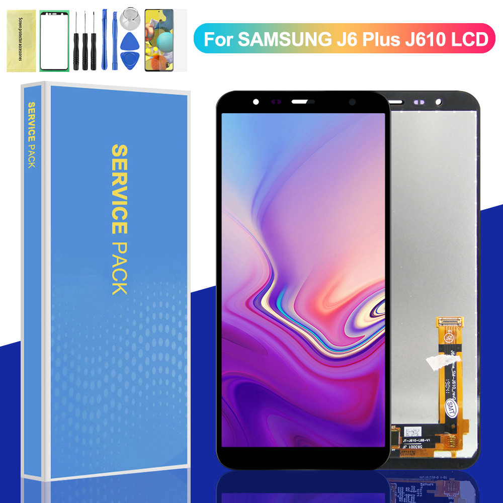 For Samsung J6+ J610 J610F J610FN LCD Display Touch Screen Digitizer Assembly For Samsung J6 Plus lc
