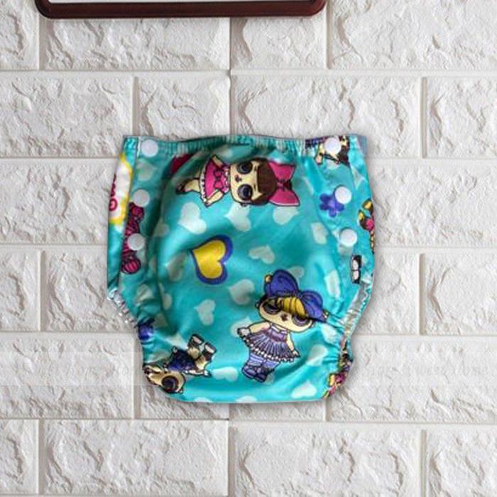 Promo Paket 3 Pcs Cloudi Popok Kain Bayi Motif Kancing Gratis Insert Tinggal Pakai Clodi Diaper