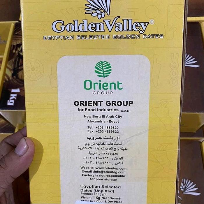 Kurma goldenvalley kemasan dus 1 kg kurma mesir kemasan dus 1 kg
