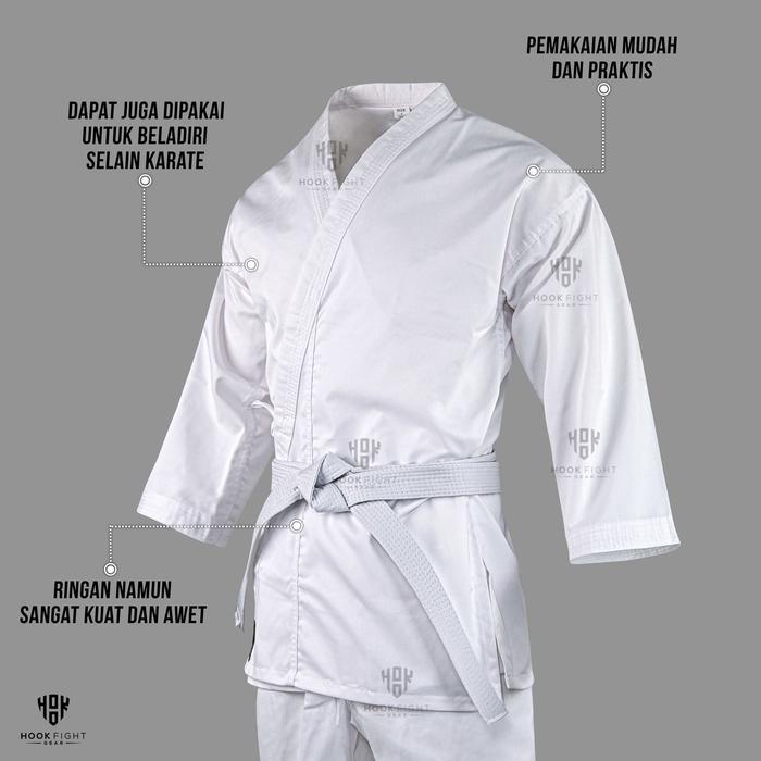 Promo Gi Karate Hook Training Baju Seragam Karate Gi Premium