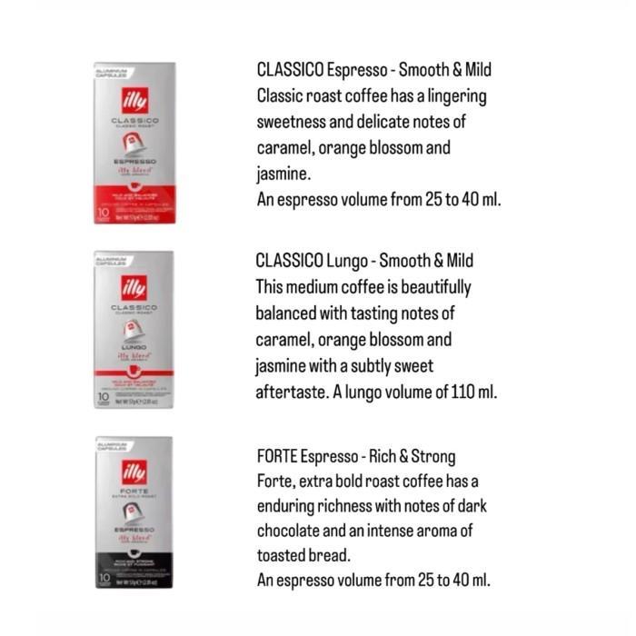 Illy Nespresso Compatible Coffee Capsule Kapsul Kopi - Original