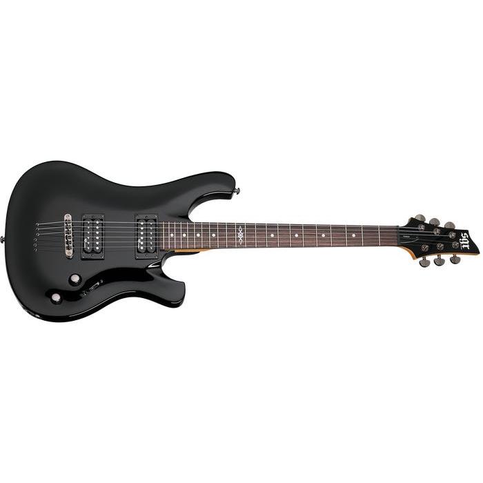 Schecter 006 SGR Midnight Satin Black Gitar Elektrik + Bonus TAS