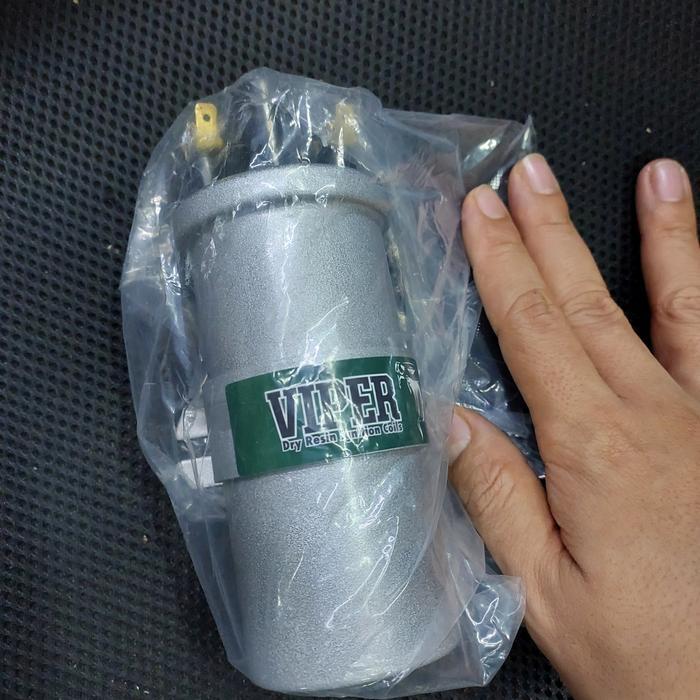 koil coil pengapian 12V koel KERING botol merek VIPR Morris mini Cooper klasik original import
