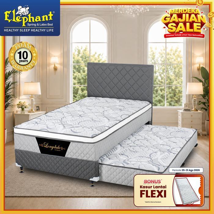 Spring Bed Elephant, Kasur 2 In 1, Elephant Longdale, Kasur Rebonded, Spring Bed 2In1, Kasur