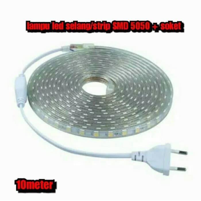 led strep/led selang/led panjang/plafon panjang 10 meter + driver