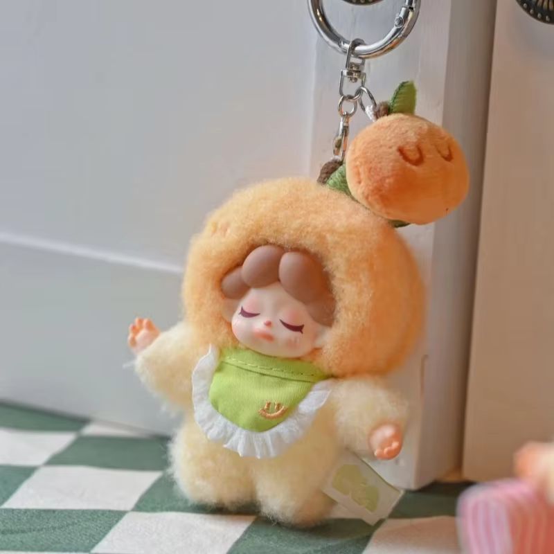 Dodo Sugar Wendy Fruity Party Vinyl Doll Blind Box Mini Plush Bag Pendant Keychain Decoration