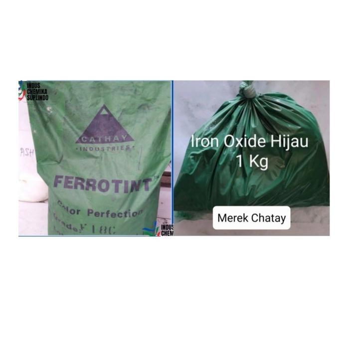 Iron Oxide Hijau Kemasan 1 Kg #Gratisongkir