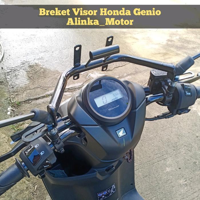 Breket Visor Honda Genio/Beat Street/Scoopy Dudukan Visor Windshield Touring