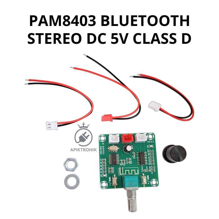 PAM8403 Bluetooth Audio Amplifier Stereo DC 5V Class D 5W2 HW-894 Modul