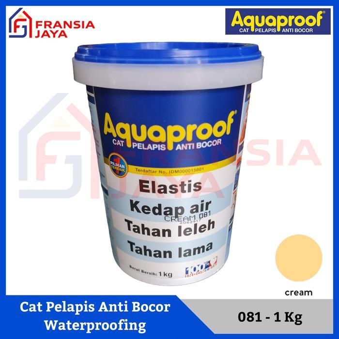 Ather Shop- Aquaproof 1 Kg 081 Cream Krem Cat Pelapis Waterproofing No Drop
