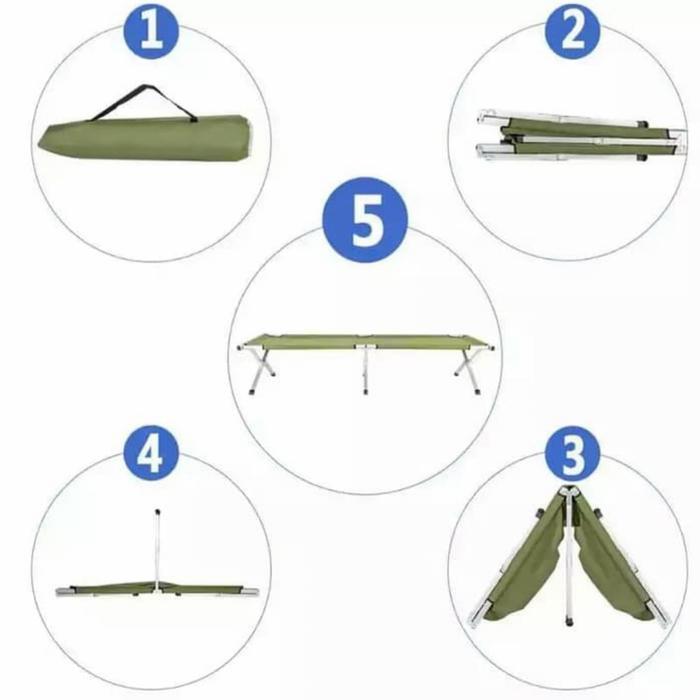 Velbed Folding Bed Tempat tidur Lipat Camping