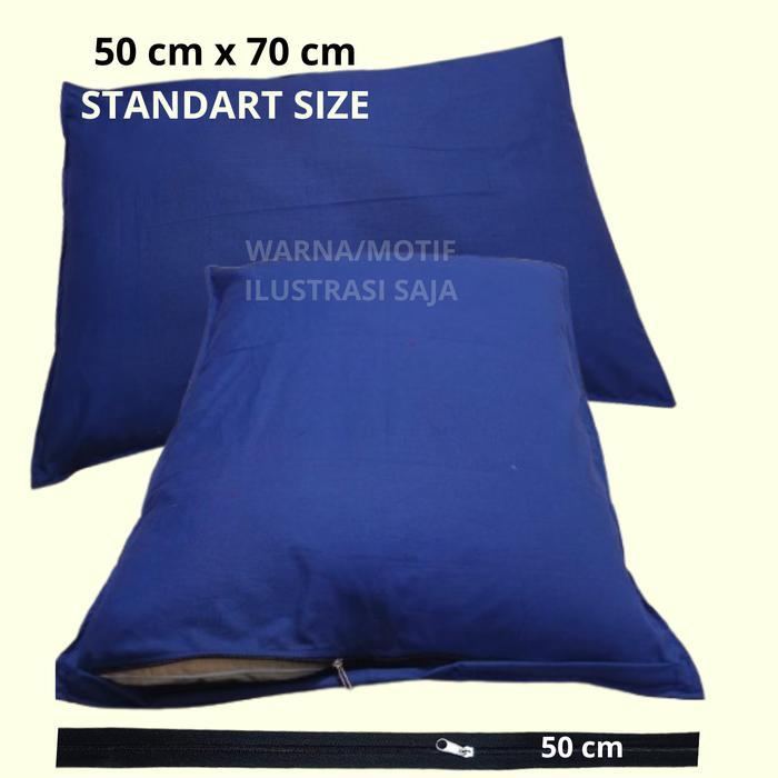 Sarung Bantal Resleting SARUNG BANTAL SARUNG BANTAL UK.50X70