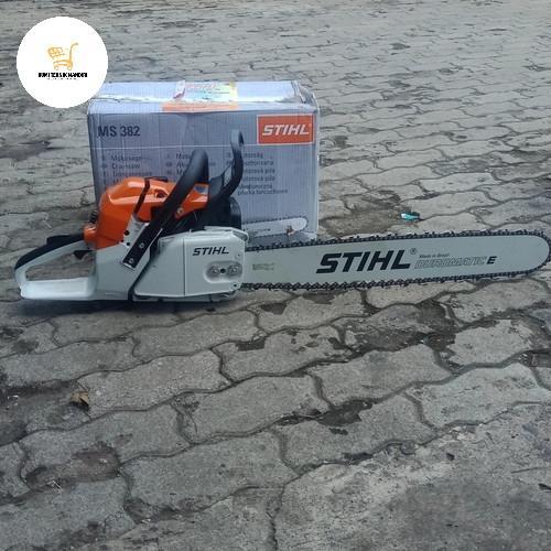 Chainsaw Senso Cordless STIHL MSA 140 BQ Komplit Gergaji Pohon Kayu