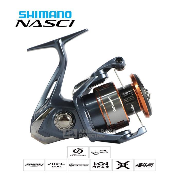 RIL SHIMANO 2026 NASCI ALL SIZE / Ril Spinning Shimano Original Bergaransi Terbaru 2025 / Aneka Raya