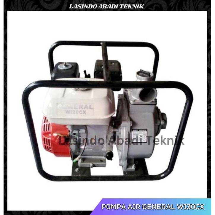 General Pompa Air General Wi30Cx - Pompa Sawah Alkon Bensin 3" Gx200 Water Pump 3" 6.5Hp GENERAL WI 