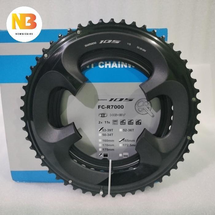 Ready Chainring Shimano 105 R7000 53-39T 11 Speed Bcd 110