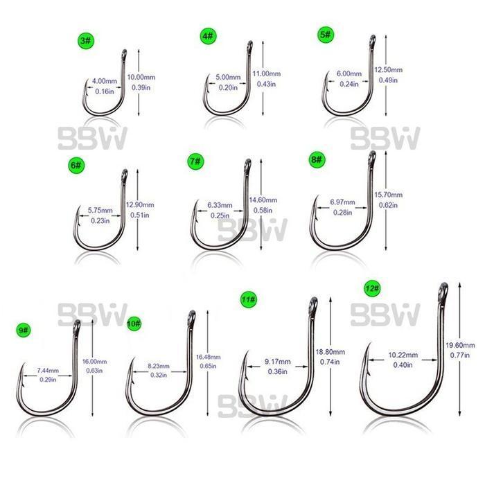 Promo Kail pancing DAICHI KW harga per 100pcs Kail pancing carbon 100pcs Kail Pancing Bahan Baja