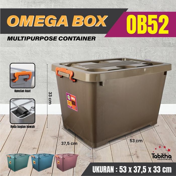 Tabitha Box Container Plastik Jumbo Besar Ada Roda Kontainer Promo 