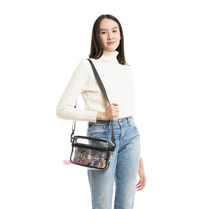 Top Mini Sling Bag - Travolt - Tas Transparan - Wave Hh - Tas Selempang Pria Slingbag