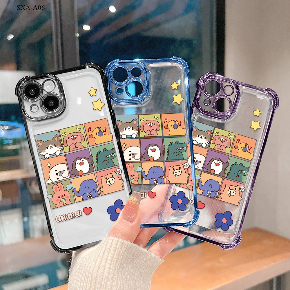 Softcase Transparan Mode Logo Casing For Compitable With Samsung Galaxy A07 A06 A05 A05S A04 A04E A0