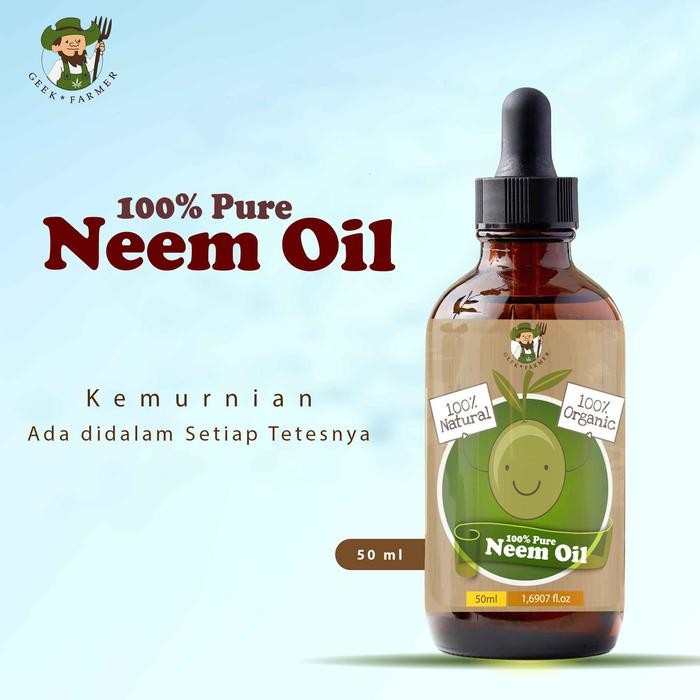 NEW - Geek Farmer - Neem Oil 50ml Pure 100% Minyak Biji Nimba