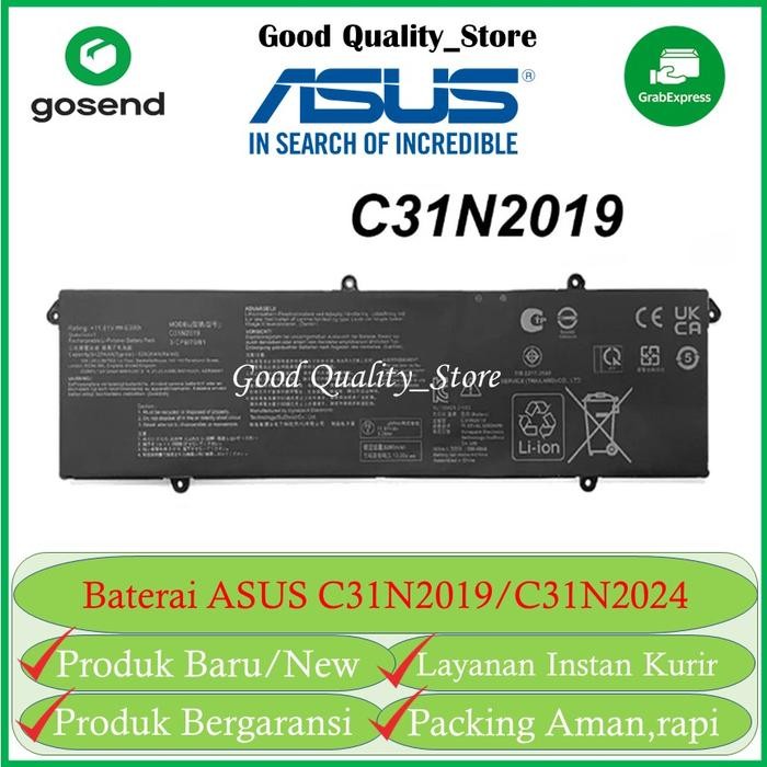 Baterai laptop Asus PRO 14X M7400 C31N2019 C31N2024 Original