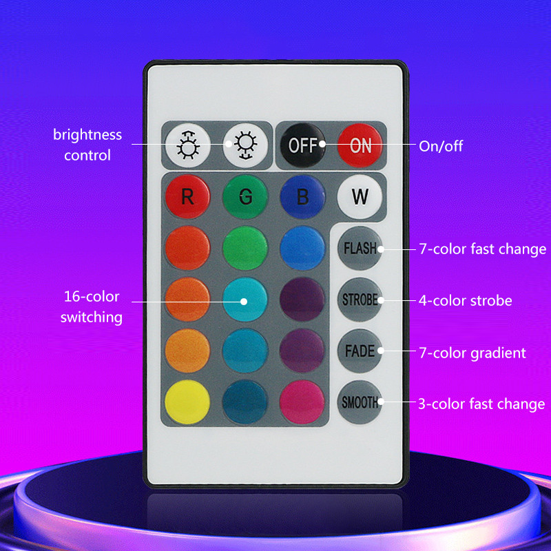 LED Night Light Bars RGB With Remote Control For Gaming TV Bedroom Decoration Desktop Lamp