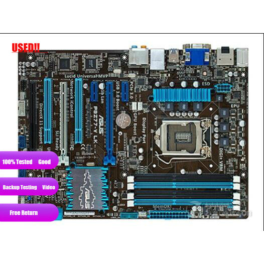 Asus P8Z77-V LK Desktop Motherboard Z77 Socket LGA 1155 i3 i5 i7 DDR3 32G ATX Original motherboards