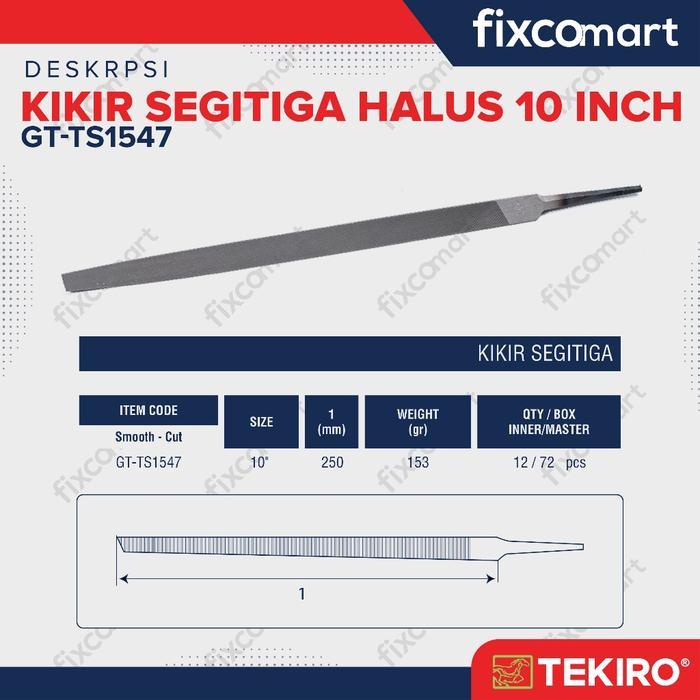 kytf- Kikir Segitiga Tekiro / Kikir Tekiro 10 Inch / Kikir Halus