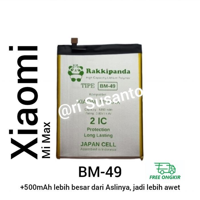 BATERAI RAKKIPANDA BM49 BM-49 FOR XIAOMI MI MAX DOUBLE POWER