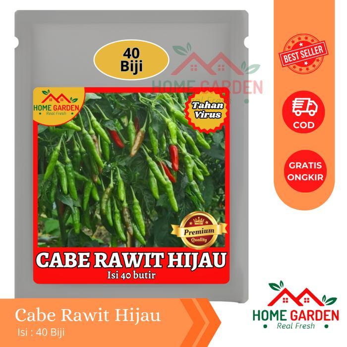 Benih Bibit Cabe Rawit Setan Hijau F1 Super Pedas Tipe Siramos 40 biji