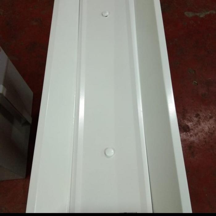 Kap Lampu Tl Tki 2X18 Watt Set Rakitan Tl Neon Philips 18Watt 60Cm