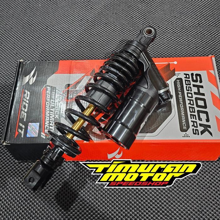 Shock Ride It Gp277 Matic 330Mm Hitam As Gold Vario 125 - Vario 150 - Beat - Scoopy