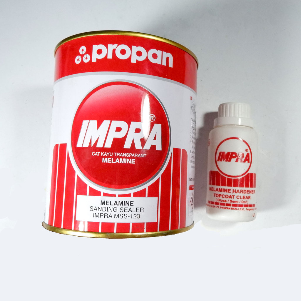 Cat Kayu Propan Impra Melamine 1 LITER / Melamin + Sanding