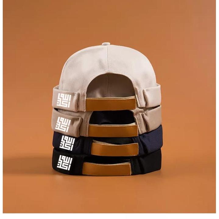 luto- Peci Mikihat Anak Topi Uas Kopiah Muslim Kaligrafi Allahuakbar