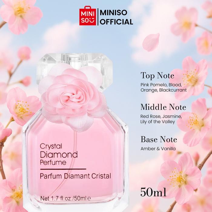 PROMO PRODUK MINISO MINISO Parfum Wanita Dreamy Crystal EDP 50ml Minyak Wangi Cewek Diamond Jam