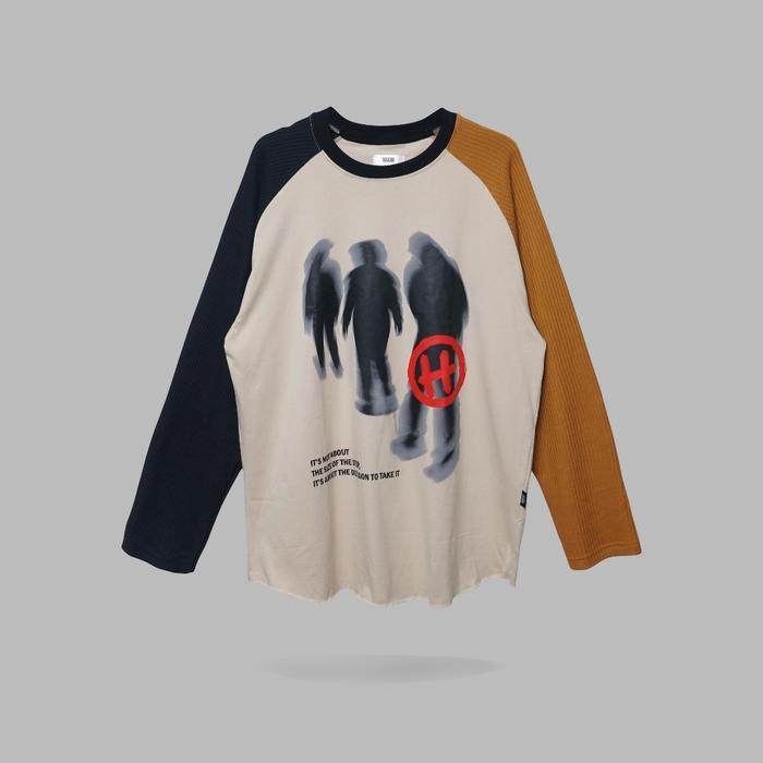 ORIGINAL HSCO Oversized Raglan Shirt - Shade READY STOCK
