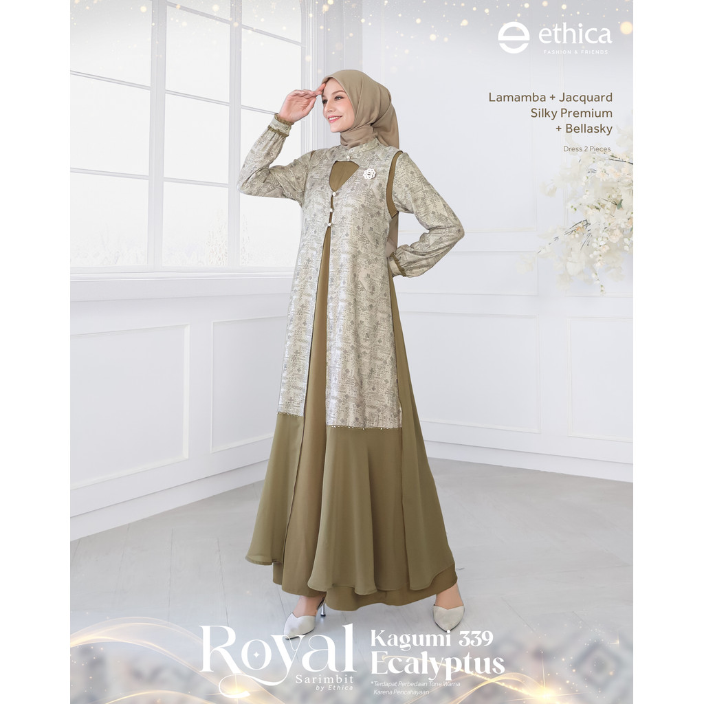 GAMIS WANITA ETHICA KAGUMI 339 / GAMIS MEWAH ELEGANT TERBARU 2025