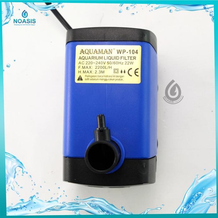 Pompa Aquarium Celup Water Pump Aquaman Wp 104 Wp-104 Low Watt