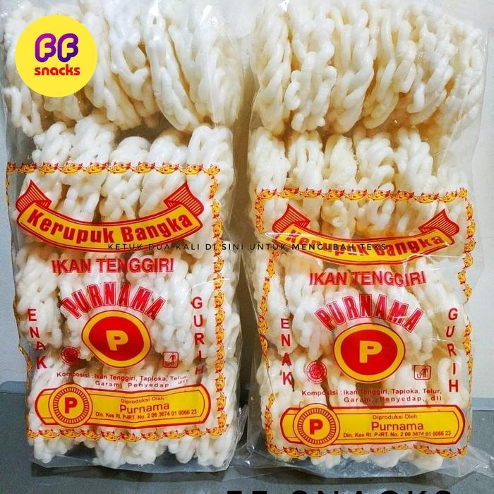 kerupuk bangka Purnama ikan tenggiri