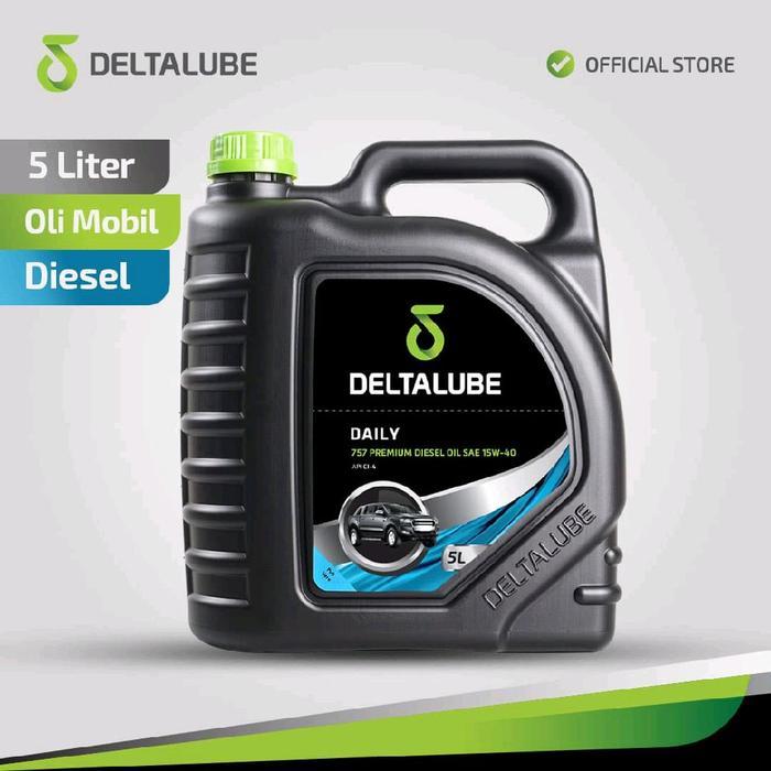 Ready Deltalube Daily 757 Premium Diesel Oil SAE 15W-40 API CI-4 5 Liter